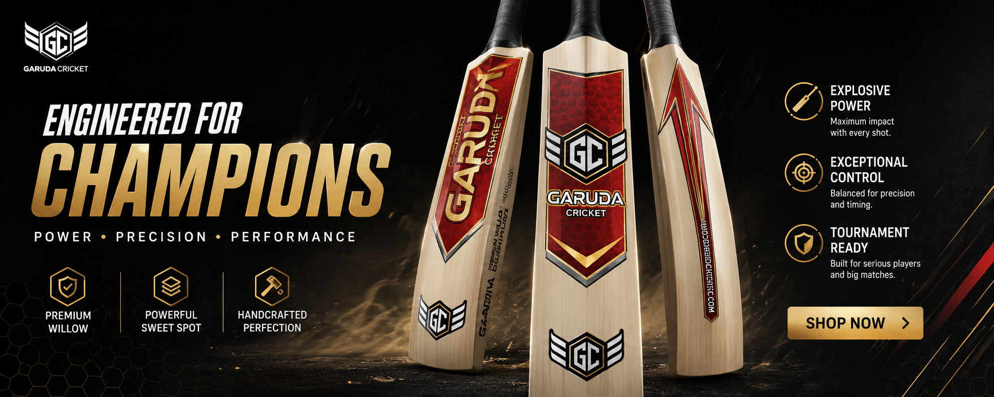 Garuda Cricket banner 2
